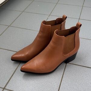 Blondo Brown Ankle Booties